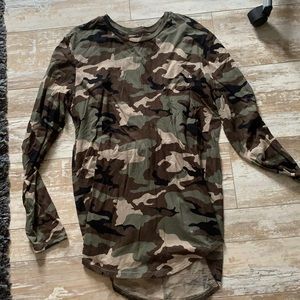 Pacsun Camo Long Sleeve T-Shirt